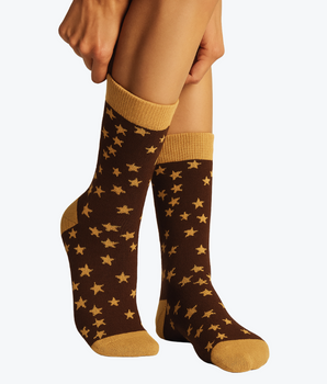 Medias Thermometer Brown Stars THM